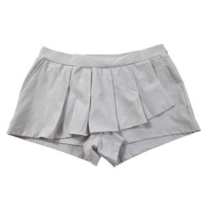 Fabletics size M (30 ") skort zip & side pocket white tennis active ^